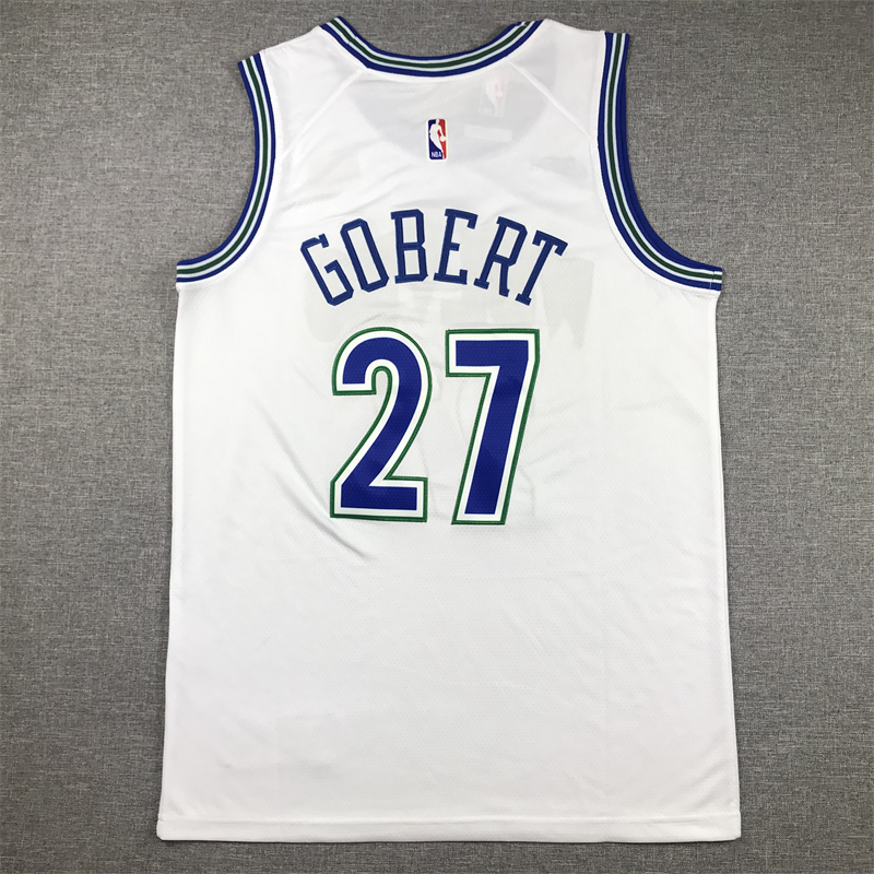 Men Minnesota Timberwolves #27 Gobert White 2024 Nike NBA Jersey